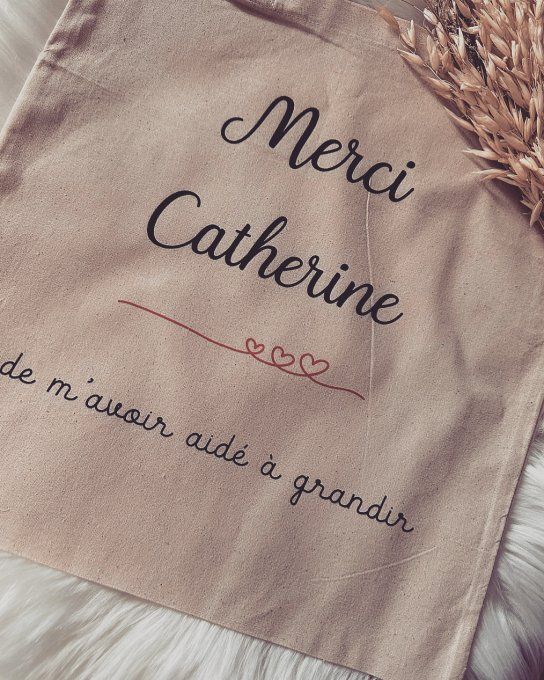 Tote bag " Merci "