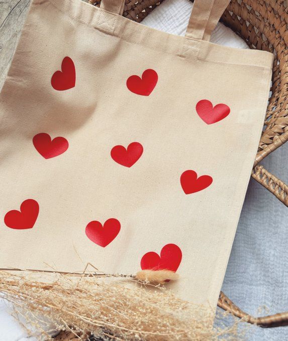 Tote bag coeur