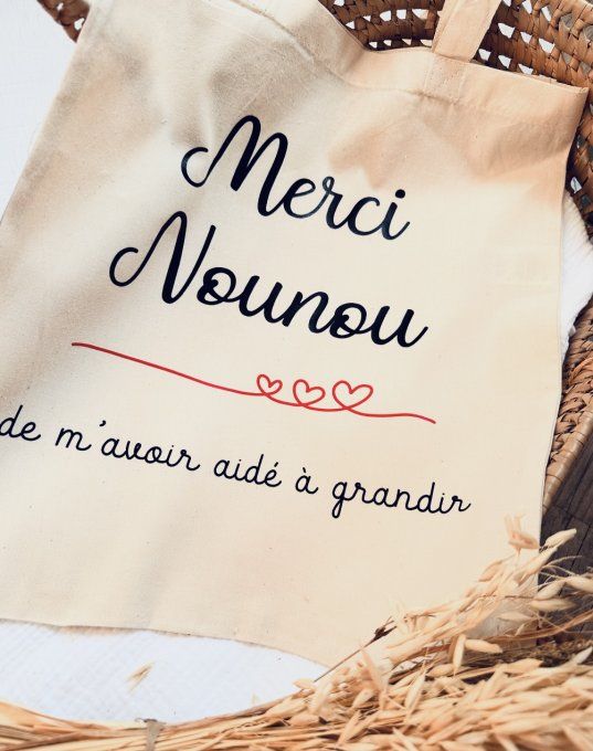 Tote bag " Merci "