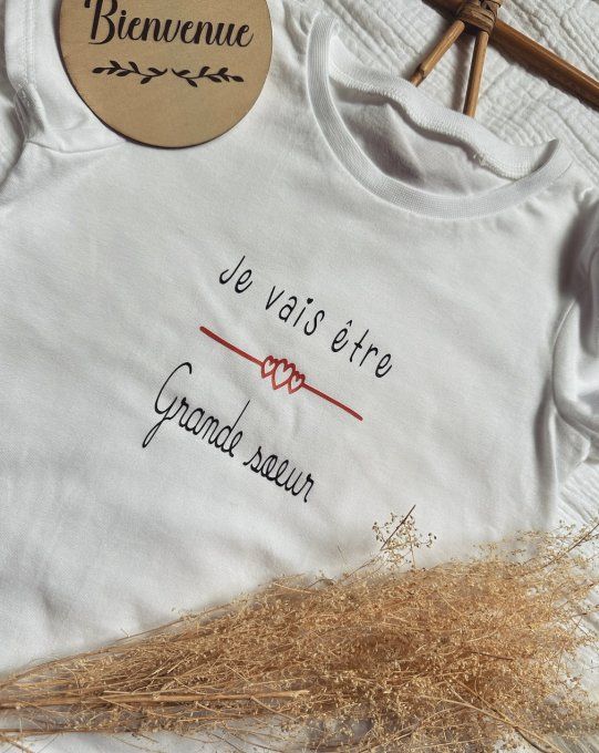 T-shirt enfant annonce grossesse