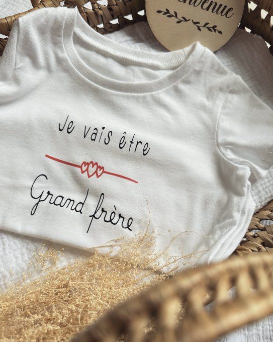 T-shirt enfant annonce grossesse