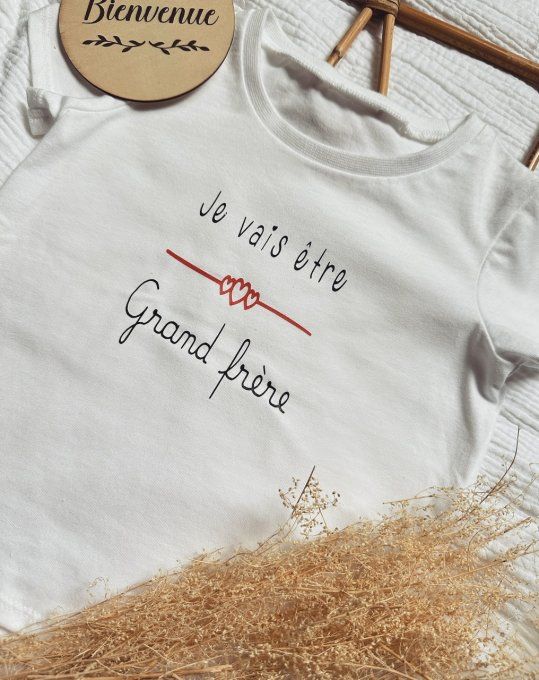 T-shirt enfant annonce grossesse