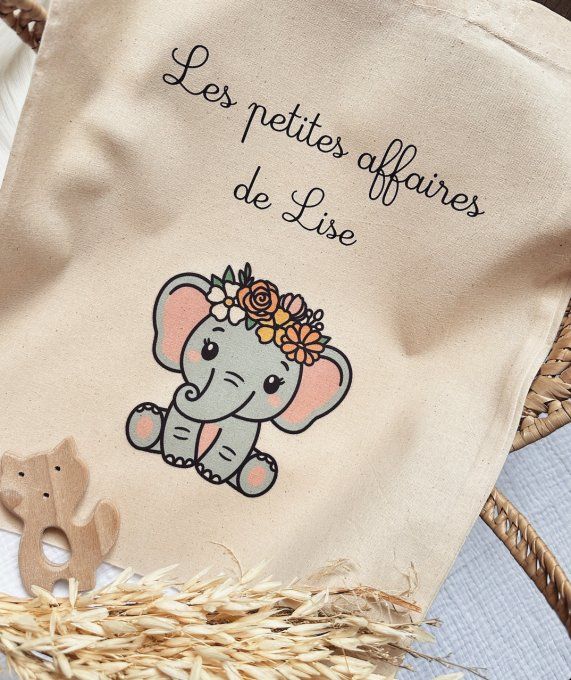 Tote bag enfant personnalisé avec l'image de son choix